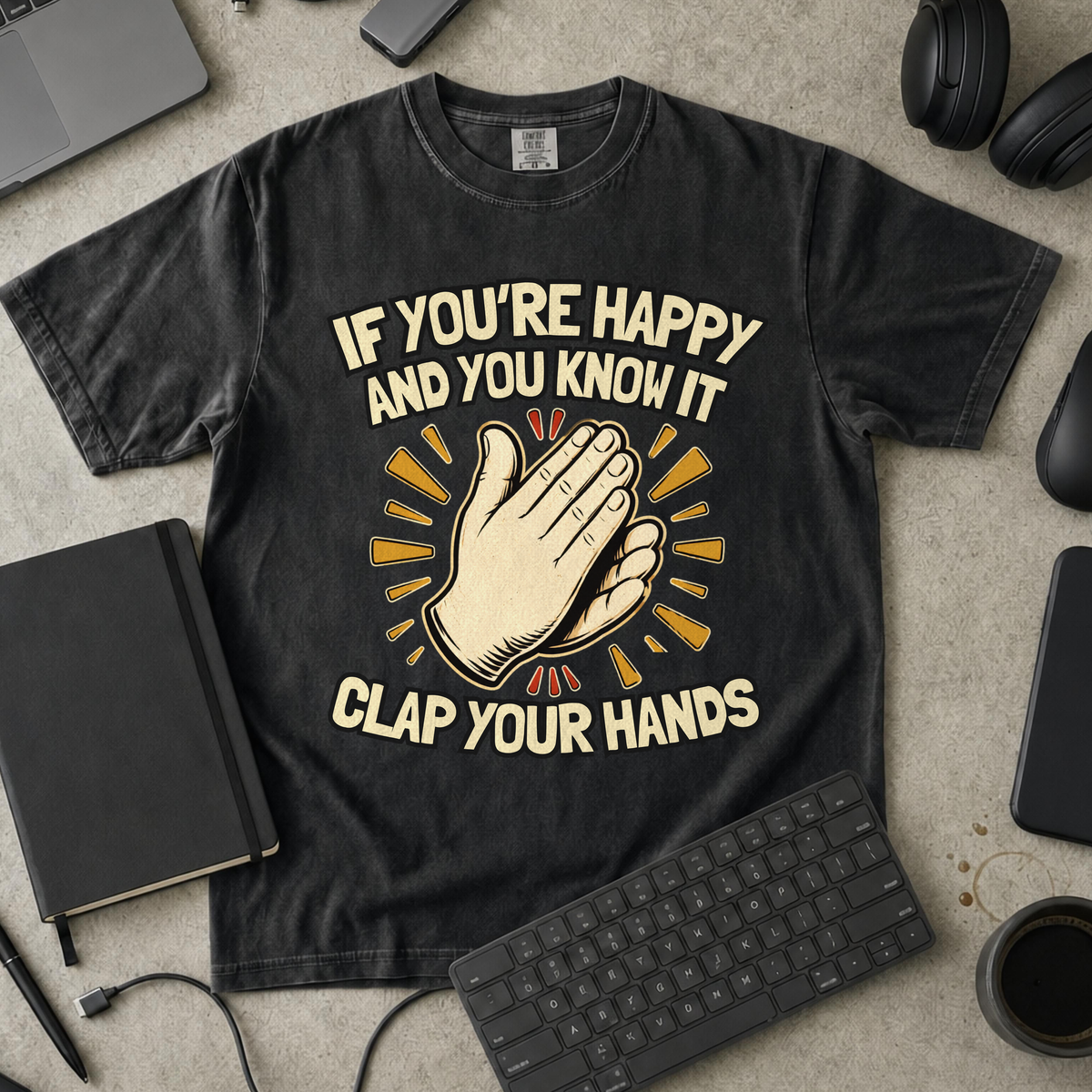 Nerd Collection Artwork 004 Premium Shirt - Black mockup