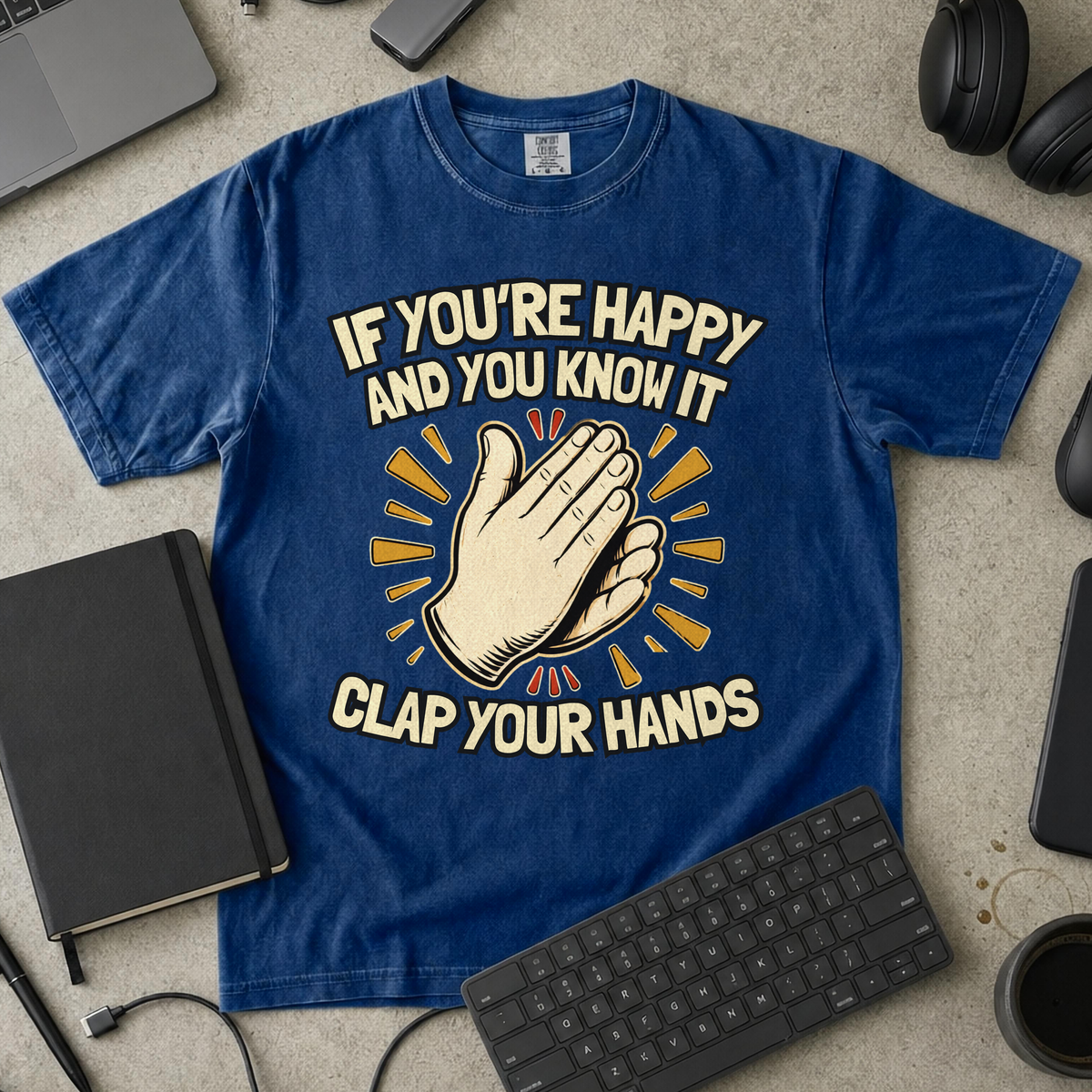Nerd Collection Artwork 004 Premium Shirt - True Navy mockup