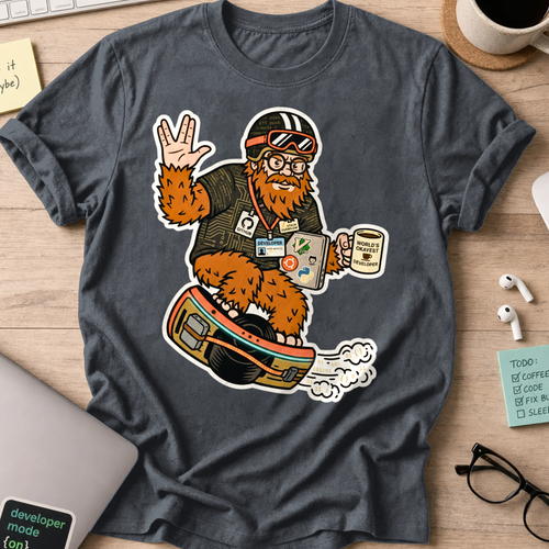 Sasquatch Developer Shirt — Dark Heather