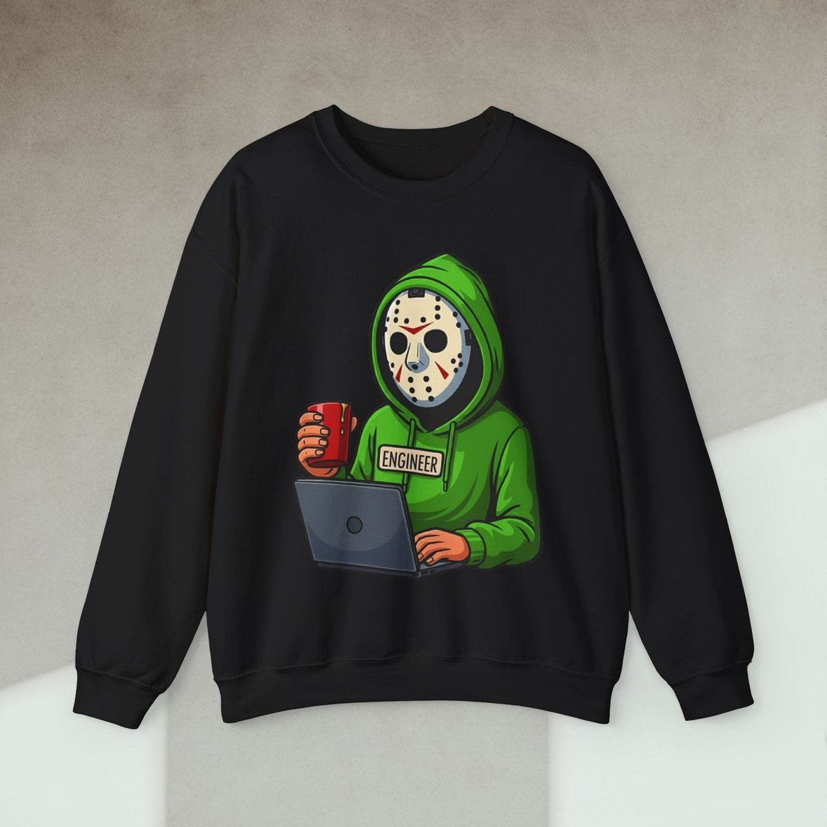 Code Culture jason engineer sweatshirt funny programmer Sweatshirt in S — Code Culture developer clothing