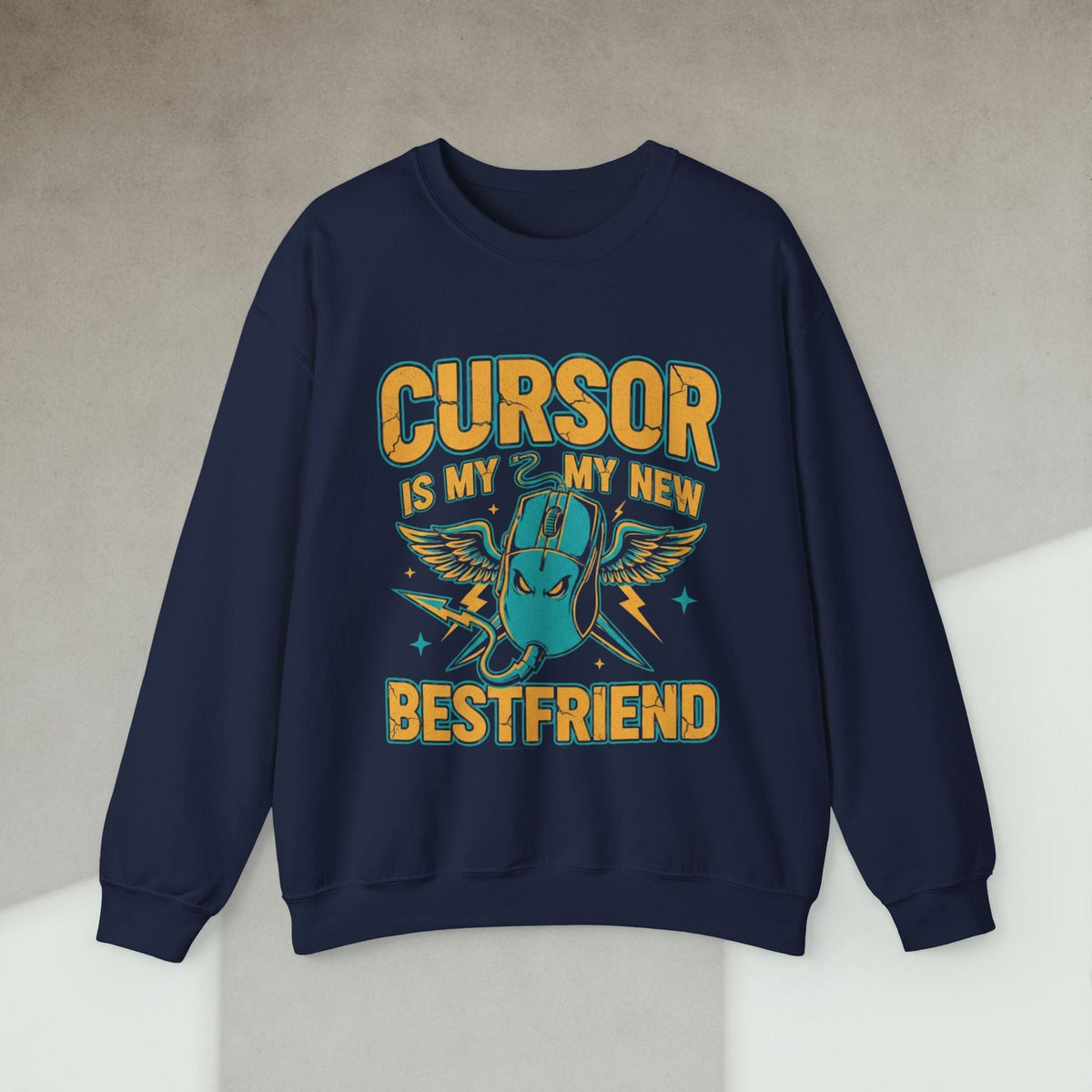 Code Culture cursor is my new bestfriend sweatshirt funny programmer Sweatshirt in S — Code Culture developer clothing