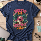Delete All Regret All Shirt — Navy