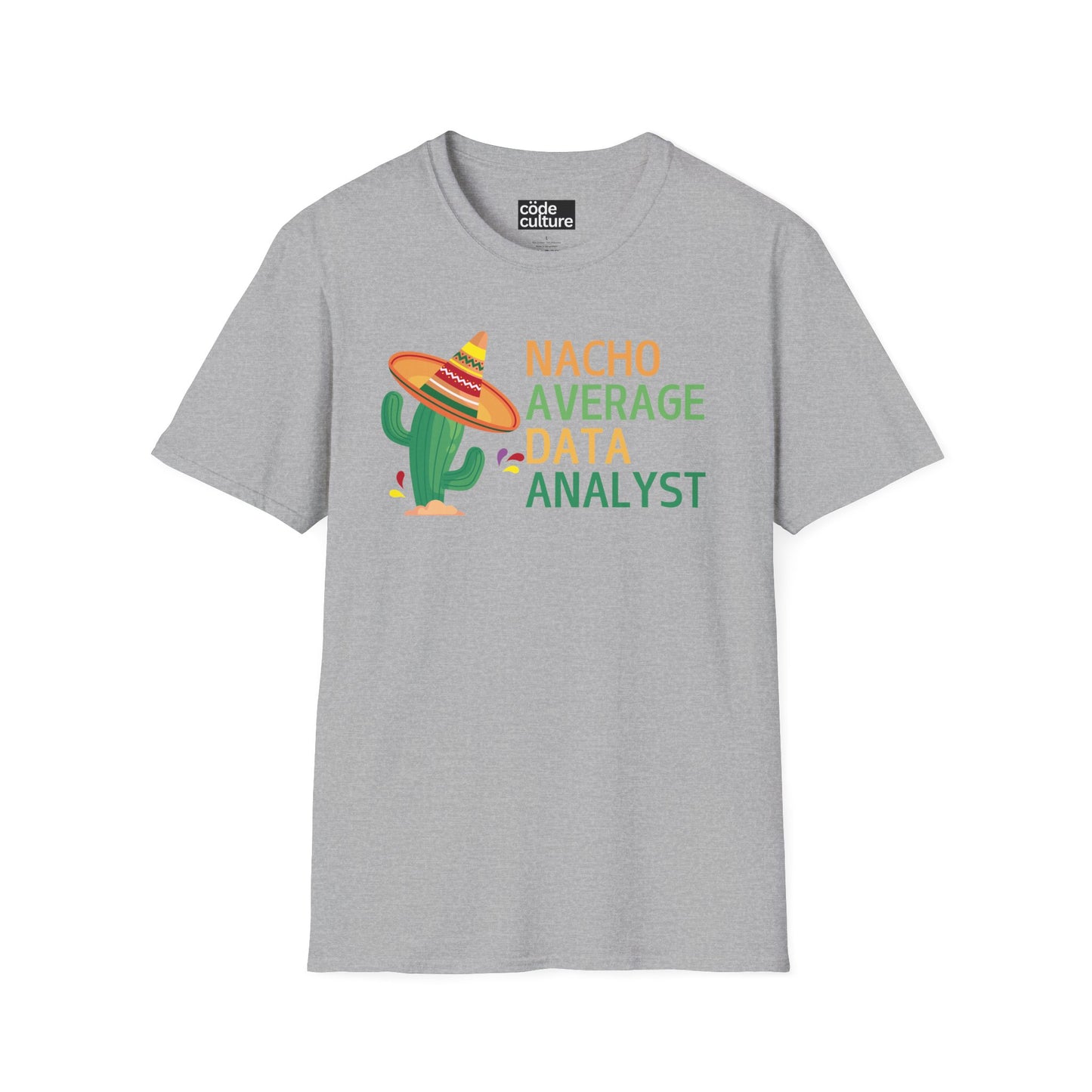 nacho average data analyst shirt