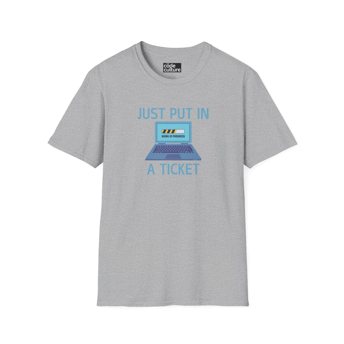 just put in a ticket shirt