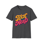 Tech Nerd Retro Typography Shirt