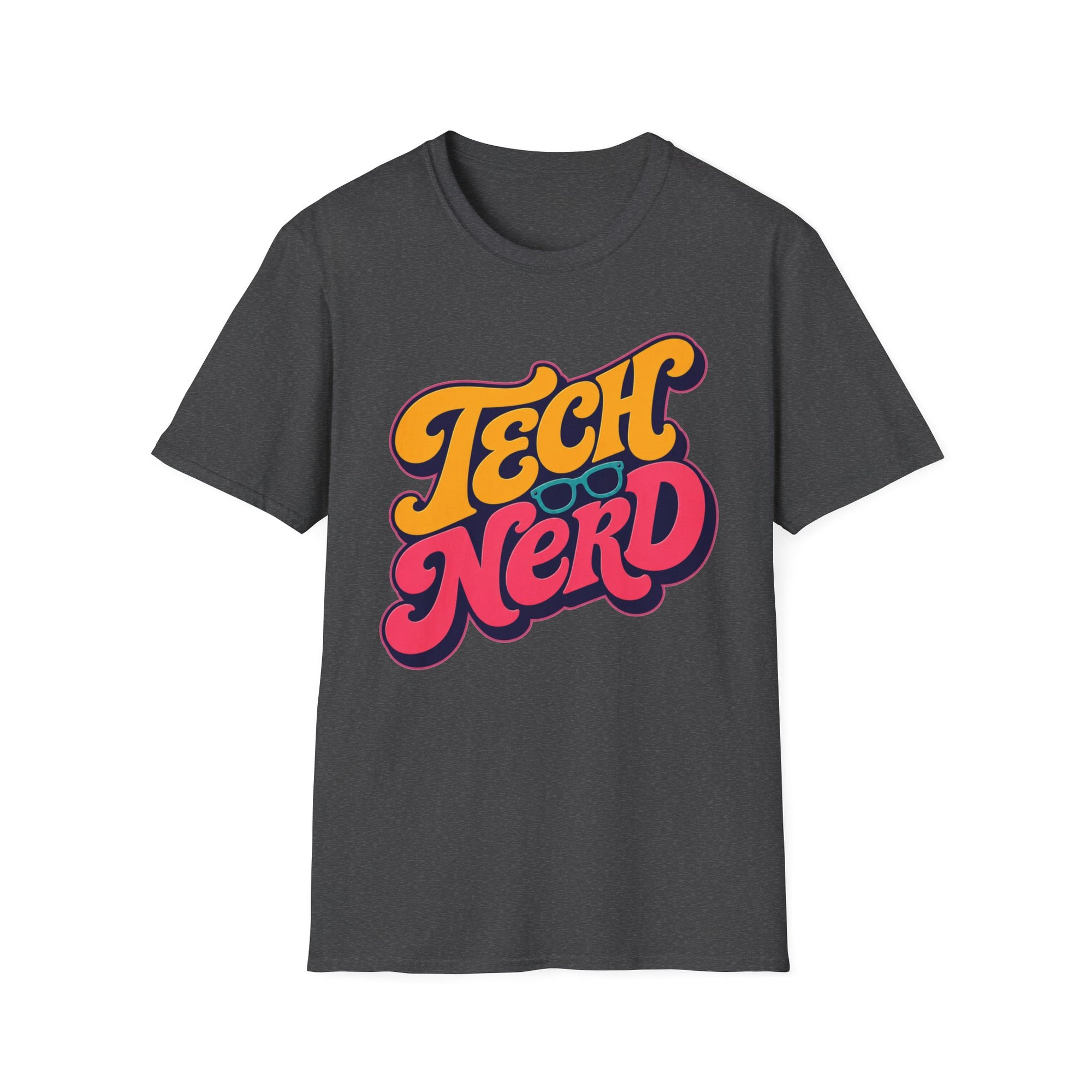 Tech Nerd Retro Typography Shirt