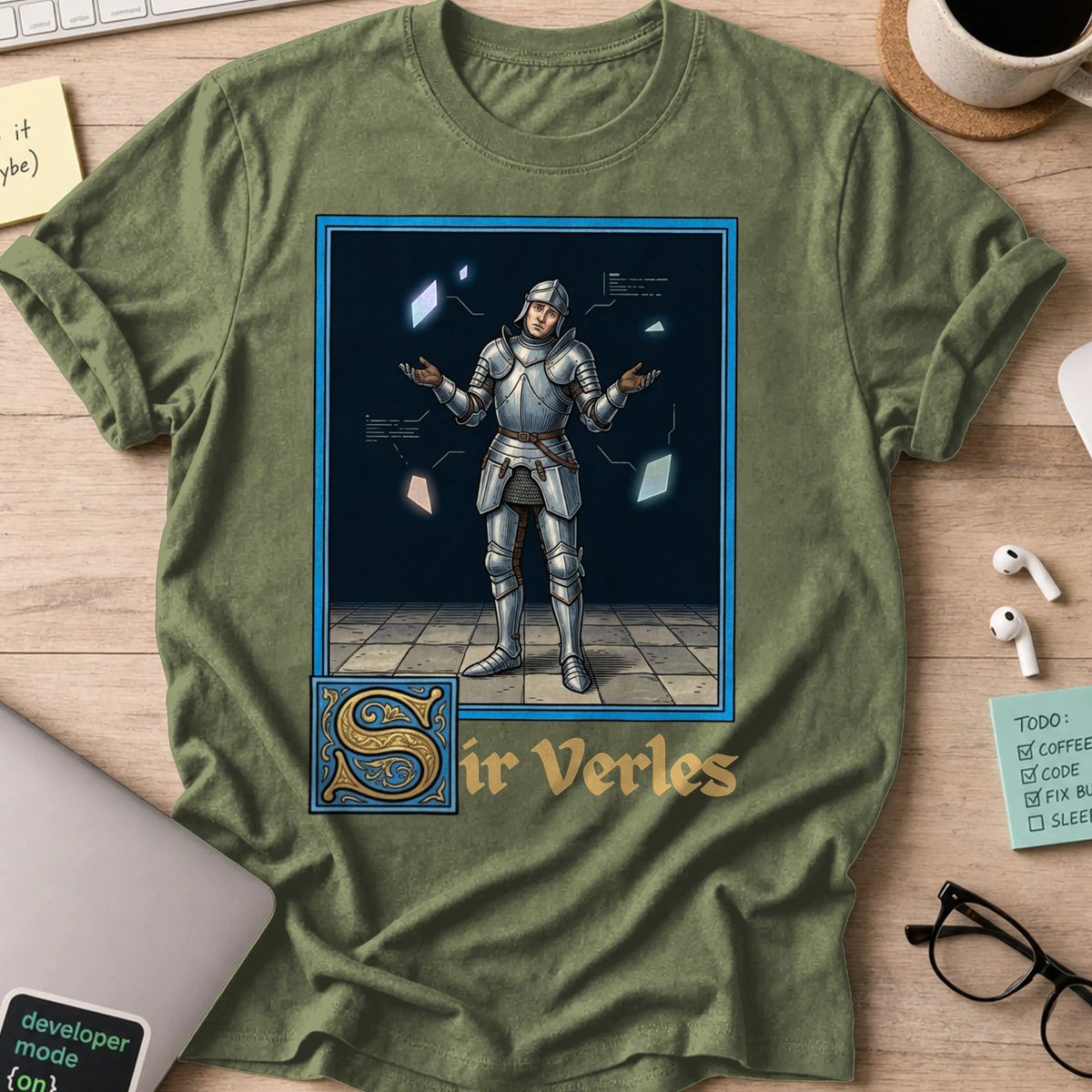 Sir Verles Shirt — Military Green