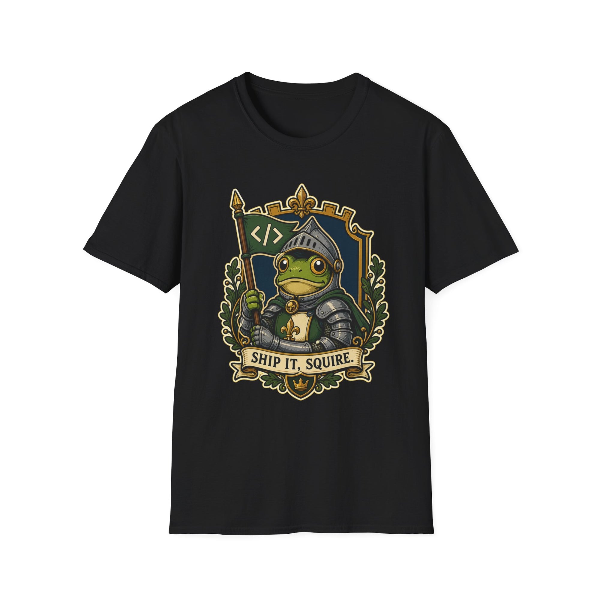 Ship It, Squire Medieval Coder Shirt