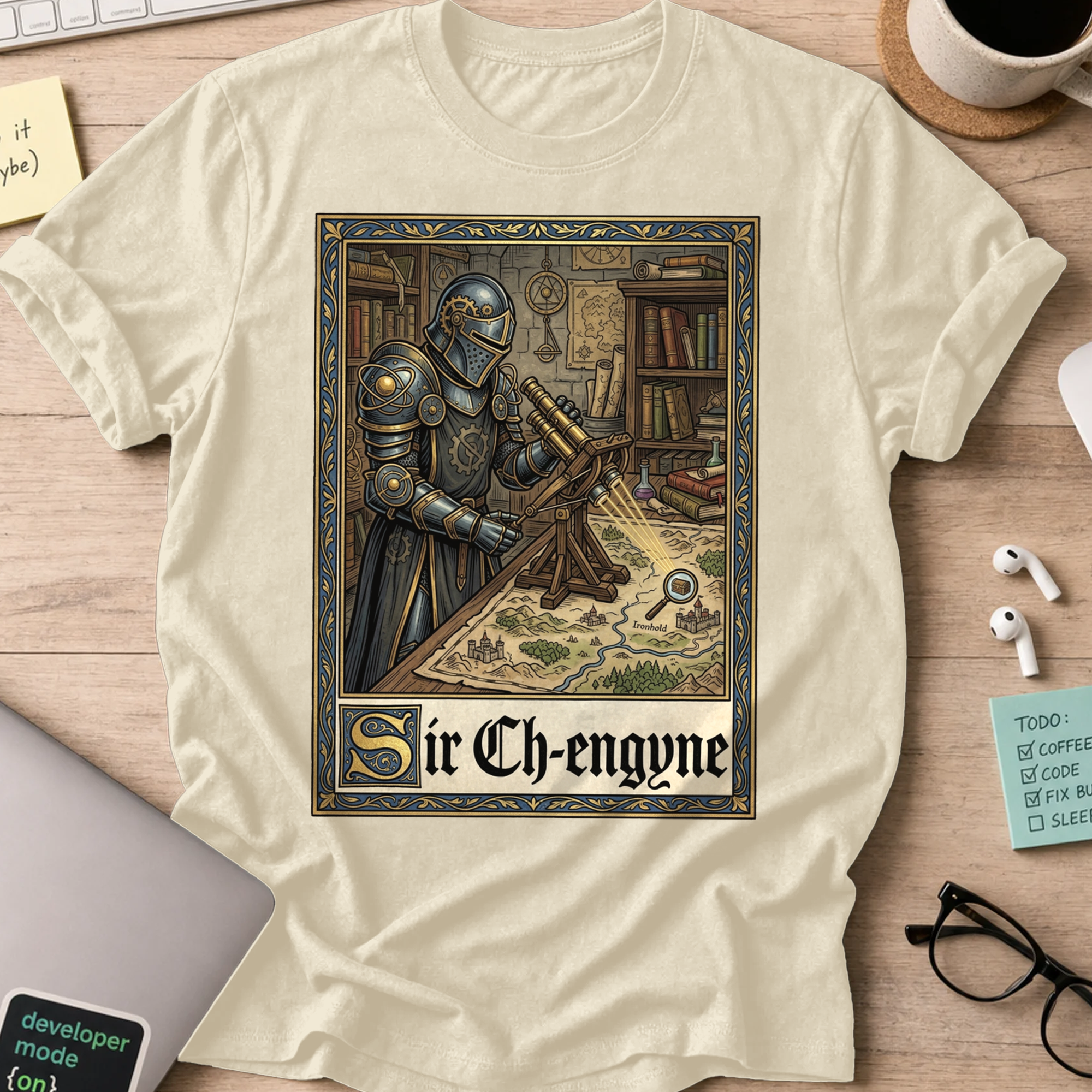 Sir Ch-Engyne Shirt — Natural