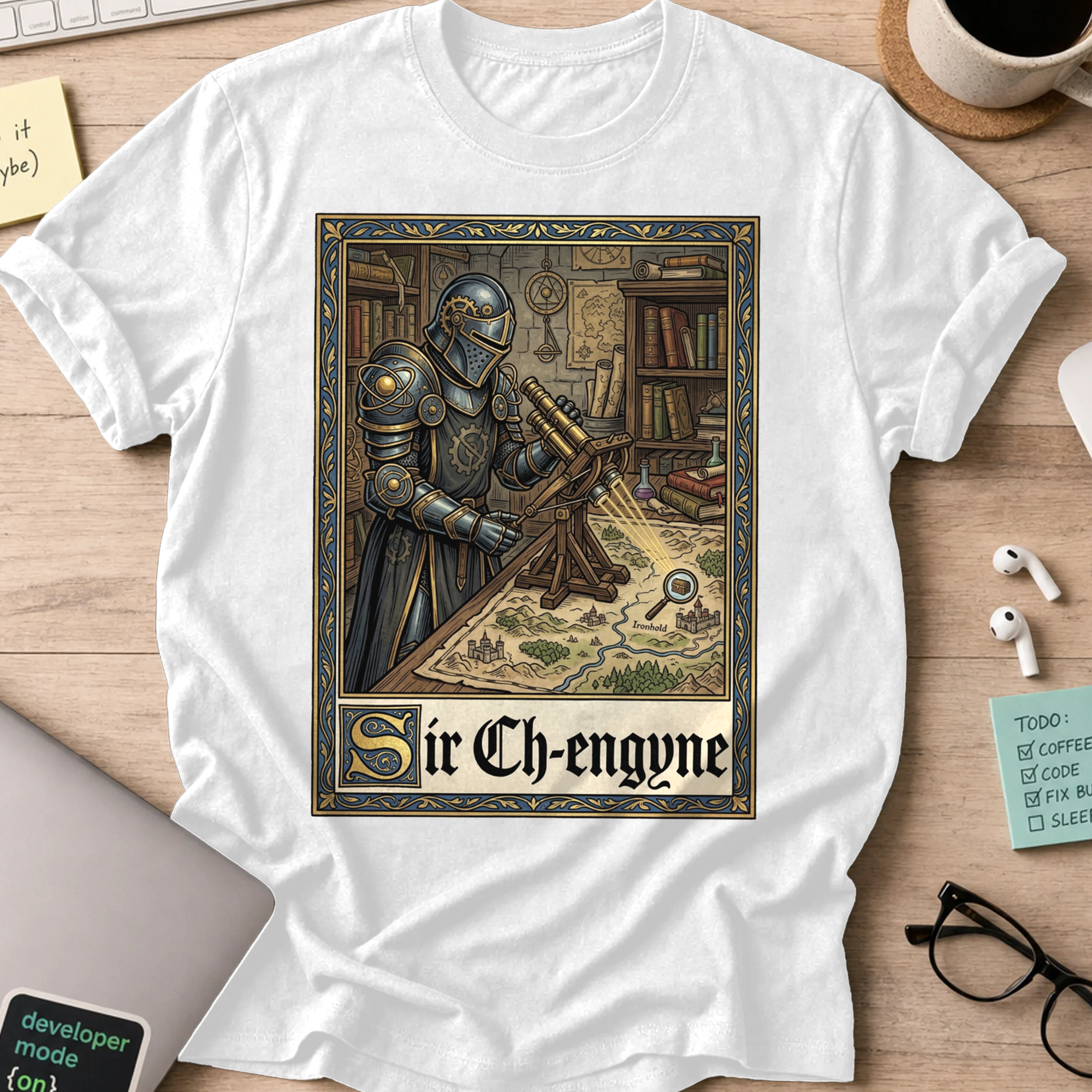 Sir Ch-Engyne Shirt — White