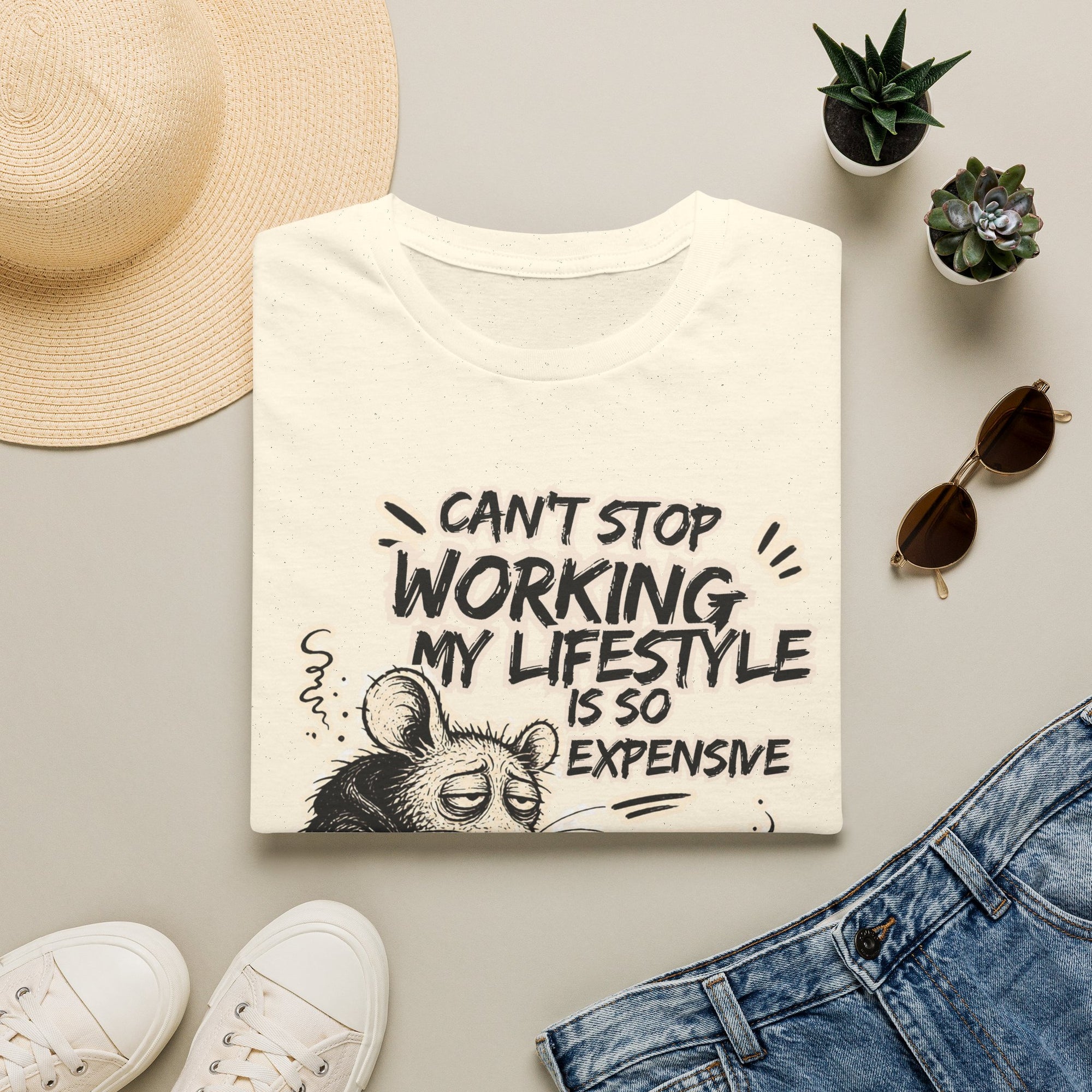 Can't Stop Working Punk Rat Shirt