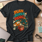 Plan Apply Panic Shirt — Black