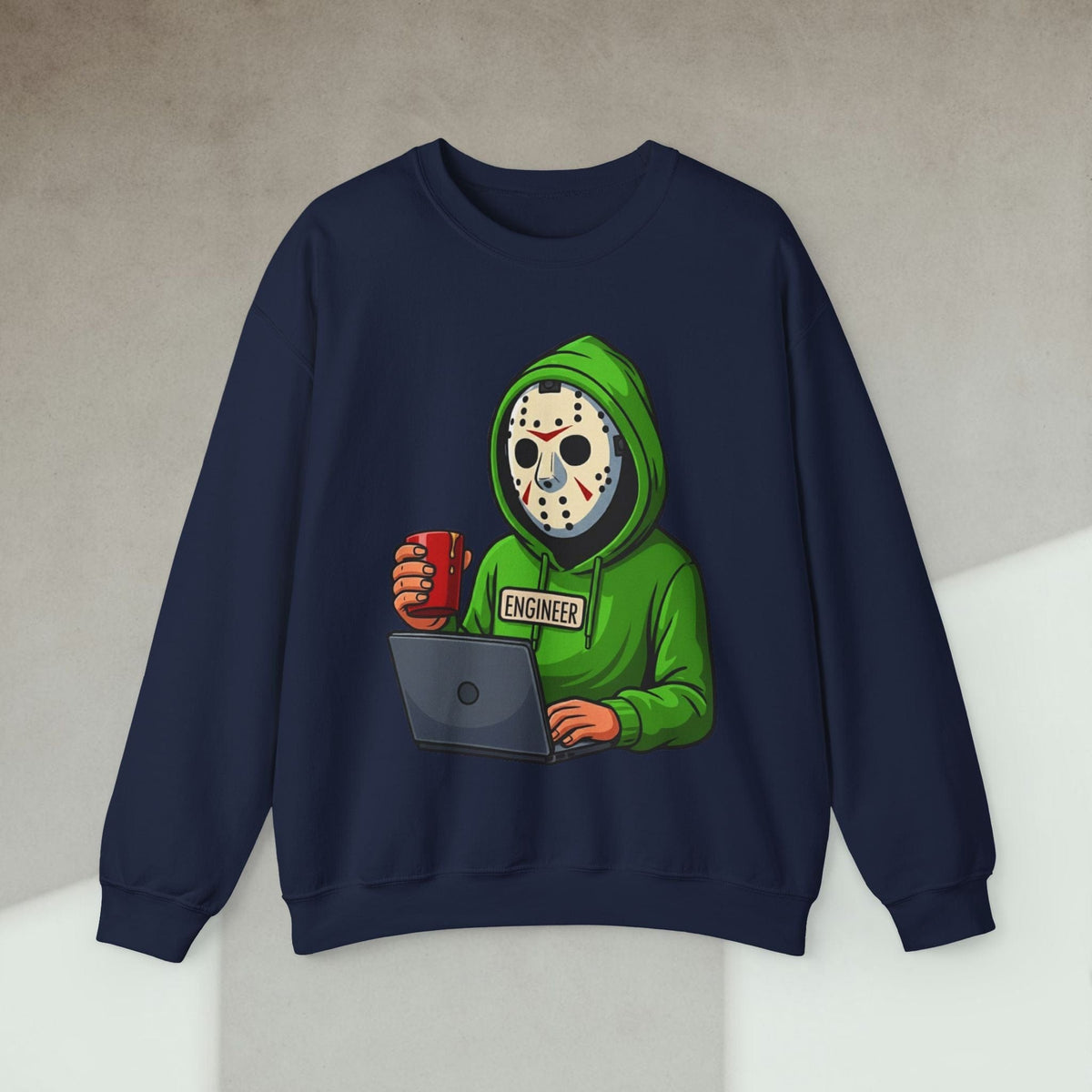 Code Culture jason engineer sweatshirt funny programmer Sweatshirt in S — Code Culture developer clothing