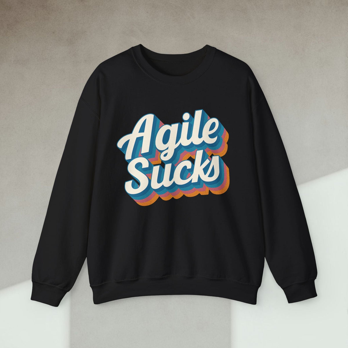 Code Culture Agile Sucks sweatshirt funny programmer Sweatshirt in S — Code Culture developer clothing