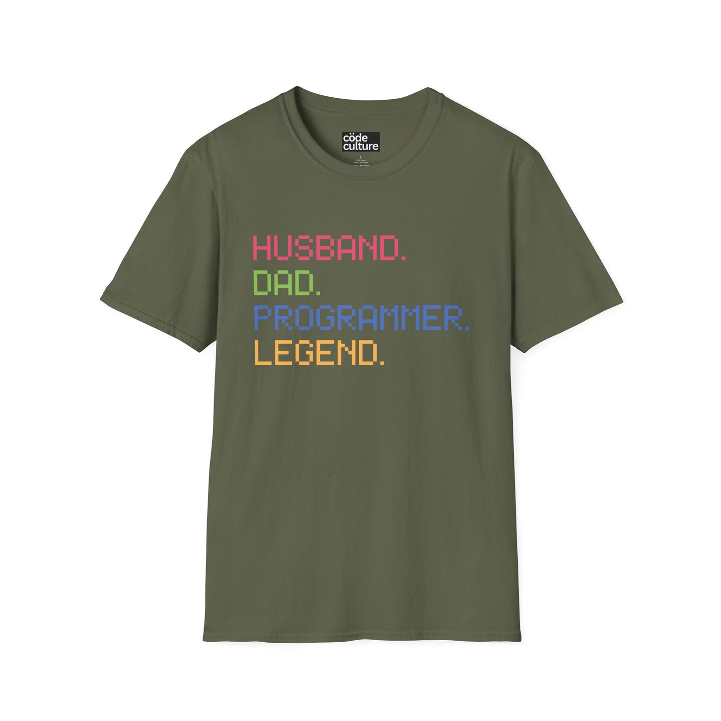 husband dad programmer legend shirt