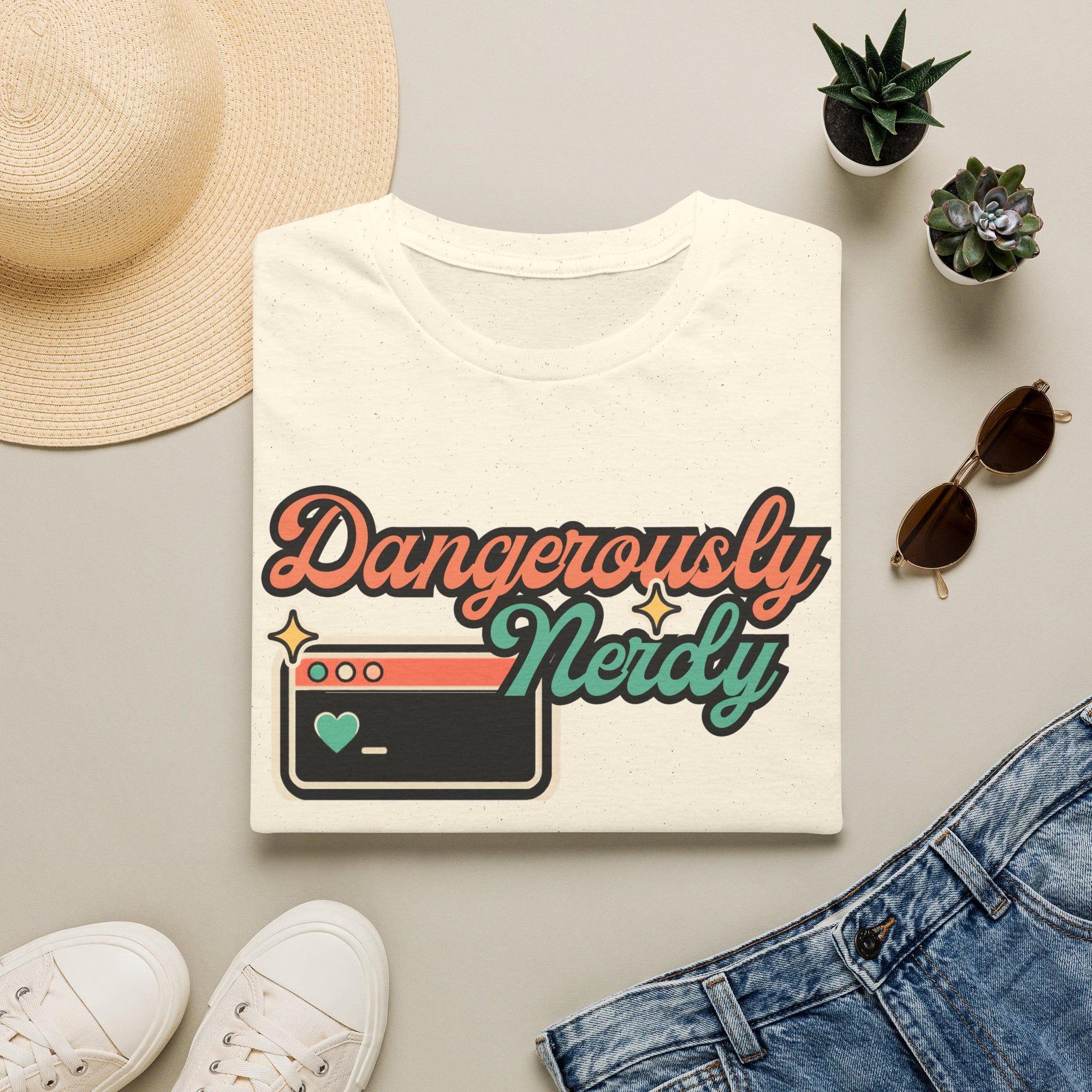 Dangerously Nerdy Retro Browser Shirt