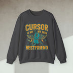 Code Culture cursor is my new bestfriend sweatshirt funny programmer Sweatshirt in S — Code Culture developer clothing