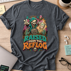 Raised From the Reflog Shirt — Dark Heather