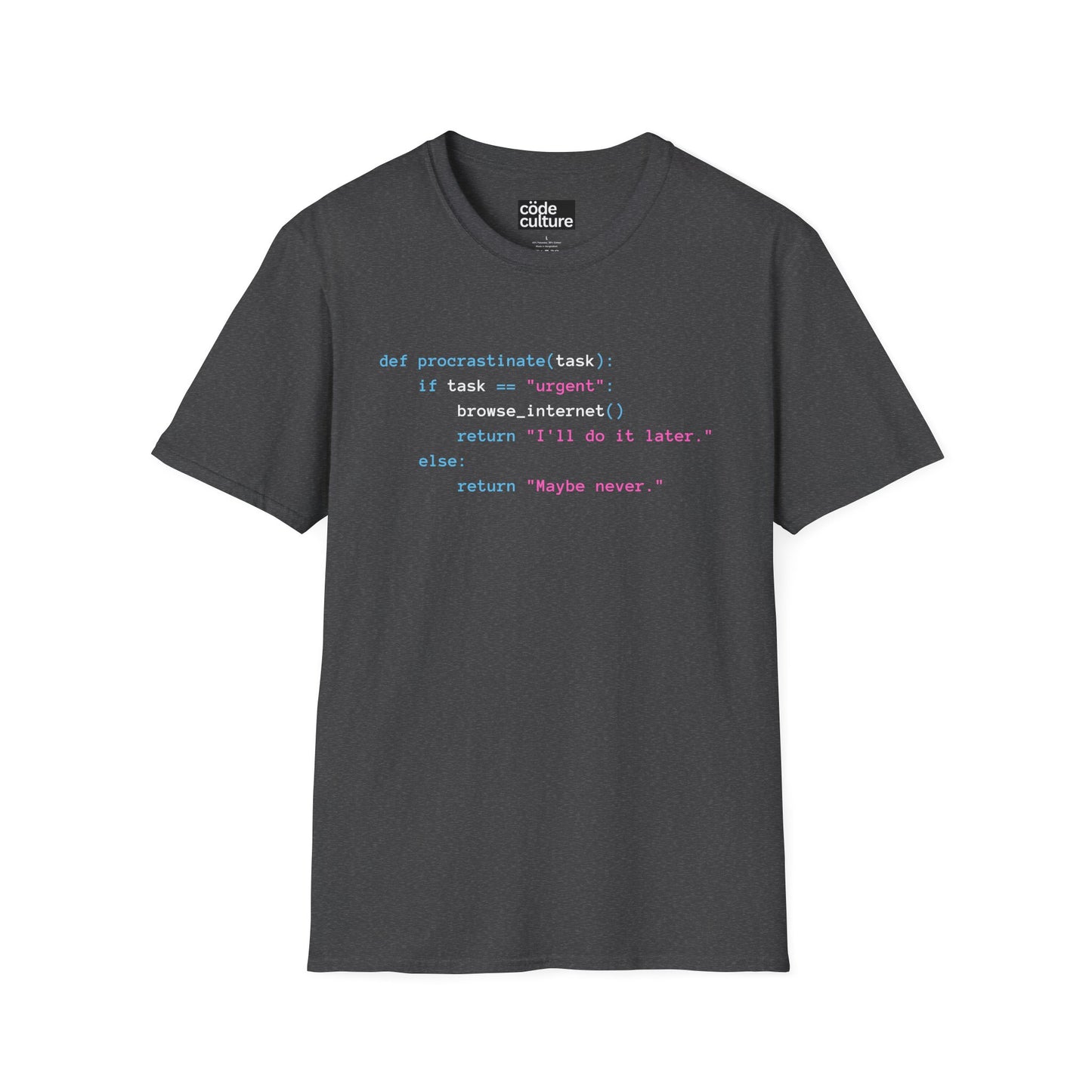 procrastinate(task) shirt