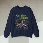 Code Culture pick your poison sweatshirt funny programmer Sweatshirt in S — Code Culture developer clothing
