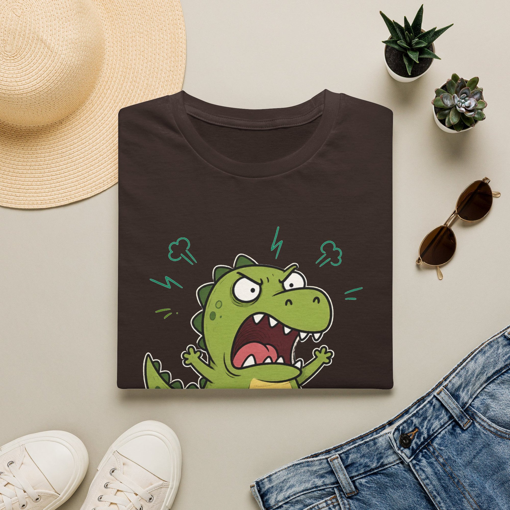The Prod Is Down Again Cartoon Dinosaur Shirt