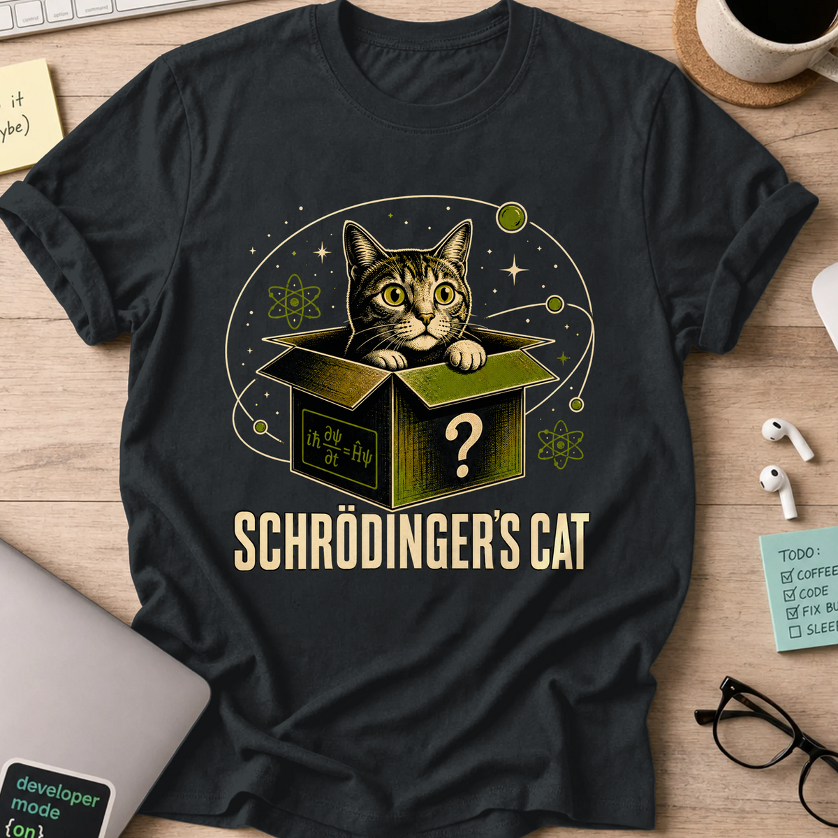 Nerd Collection Artwork 005 Shirt - Black mockup