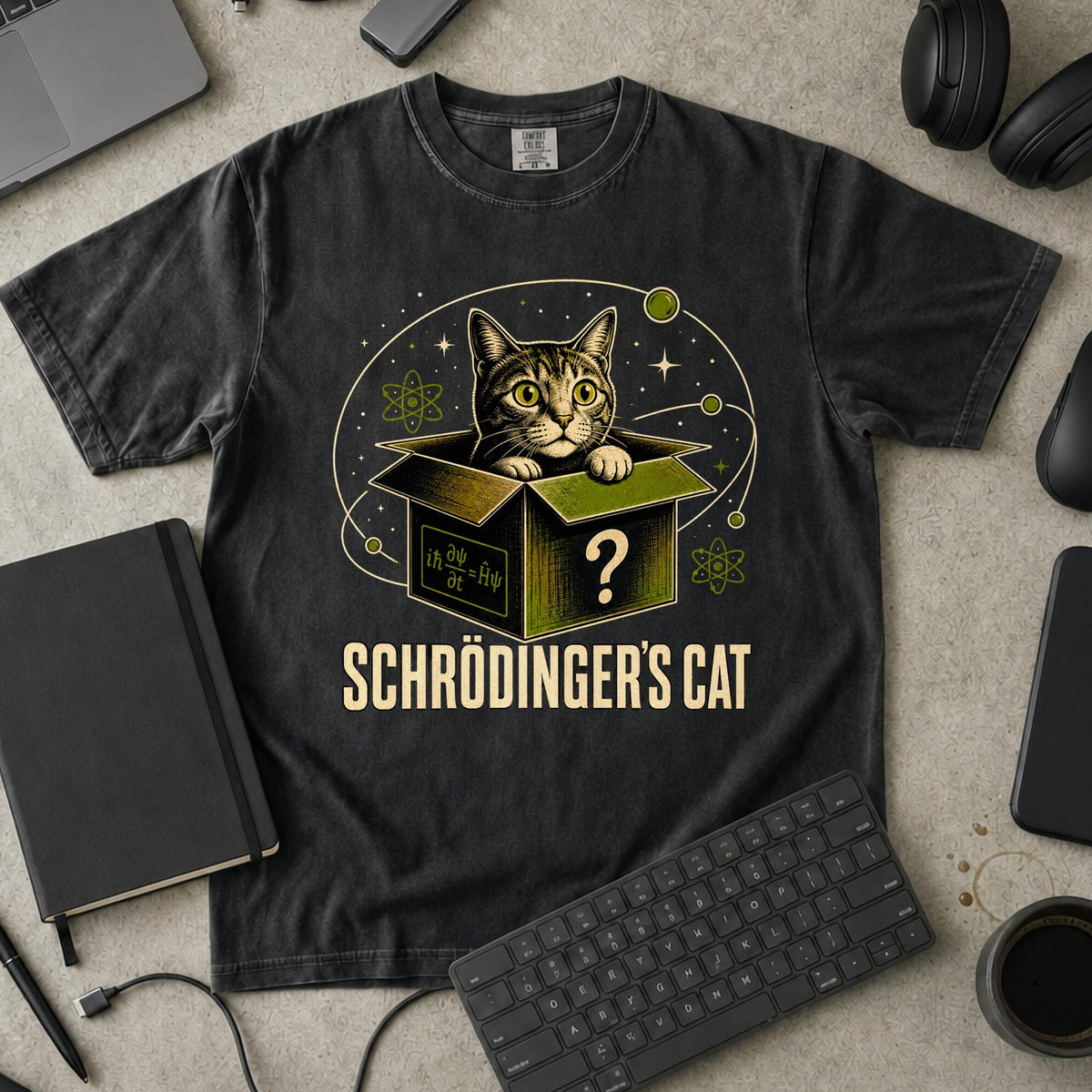 Nerd Collection Artwork 005 Premium Shirt - Black mockup