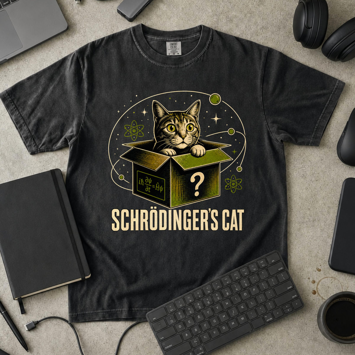 Nerd Collection Artwork 005 Premium Shirt - Black mockup