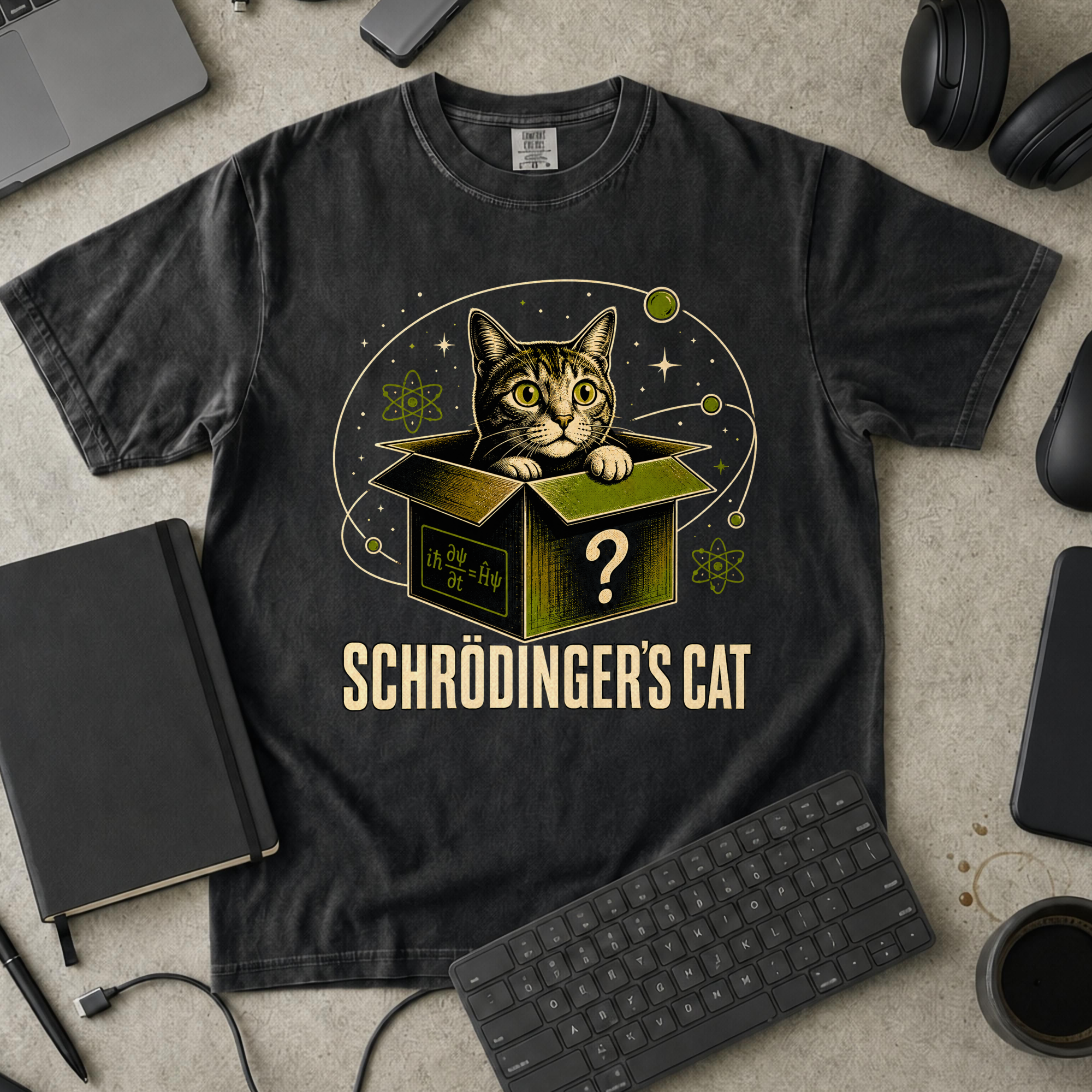 Nerd Collection Artwork 005 Premium Shirt - Black mockup
