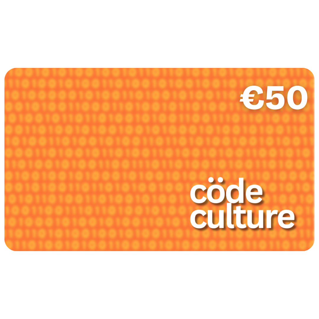 Code Culture Code Culture Gift Cards funny programmer in €50.00 — Code Culture developer clothing