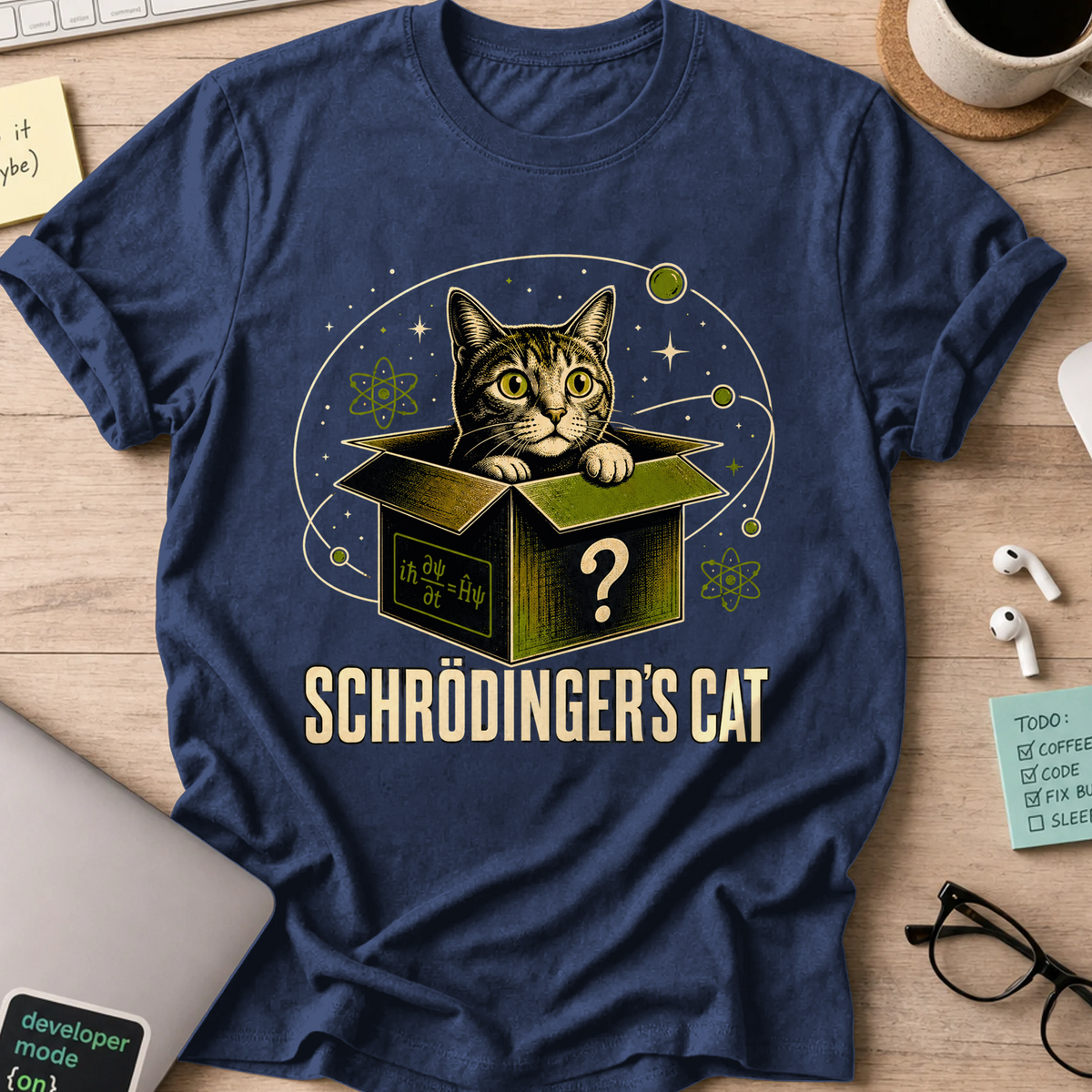 Nerd Collection Artwork 005 Shirt - Navy mockup