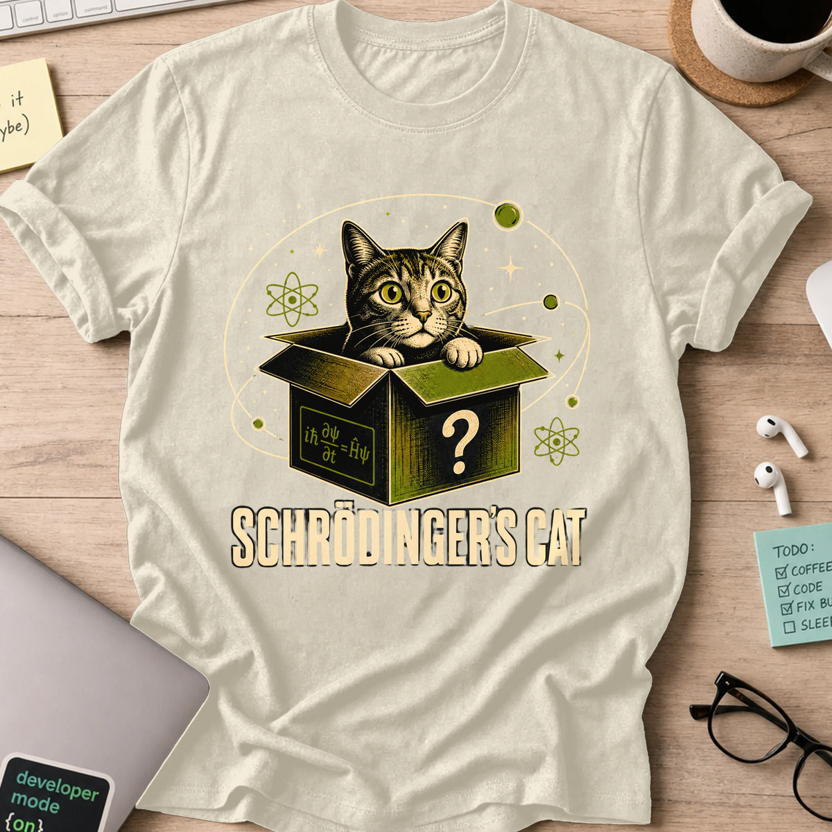 Nerd Collection Artwork 005 Shirt - Natural mockup
