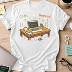Code Create Repeat Shirt — White