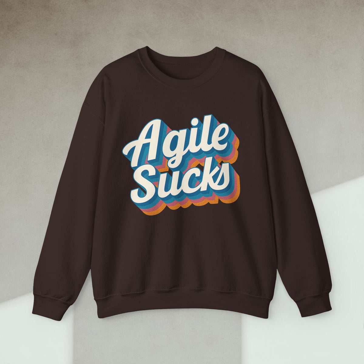 Code Culture Agile Sucks sweatshirt funny programmer Sweatshirt in S — Code Culture developer clothing