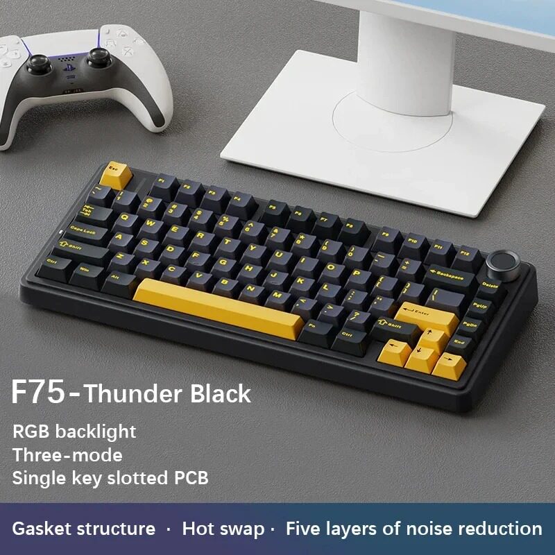 Wireless Mechanical Keyboard with RGB Backlight