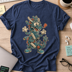 Cable Nest Monster Shirt — Navy