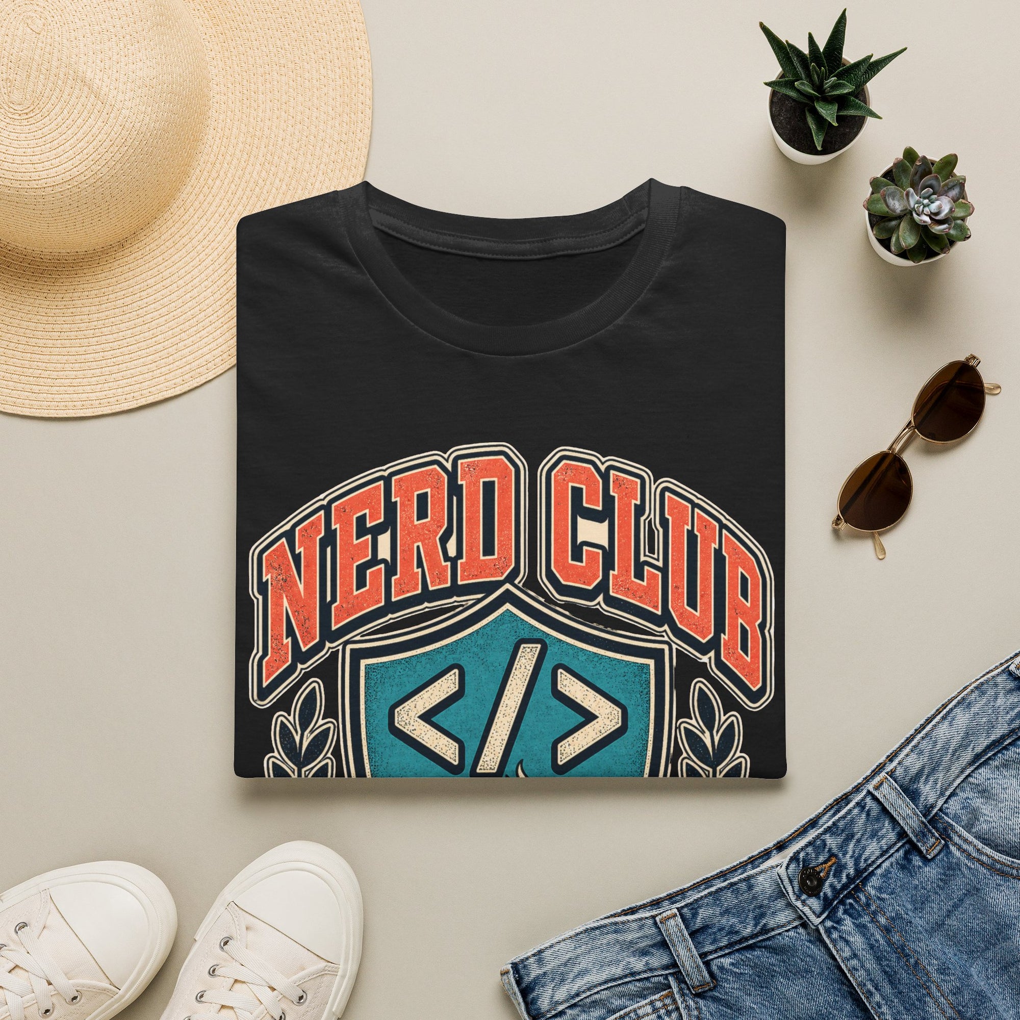 Nerd Club Vintage Badge Shirt