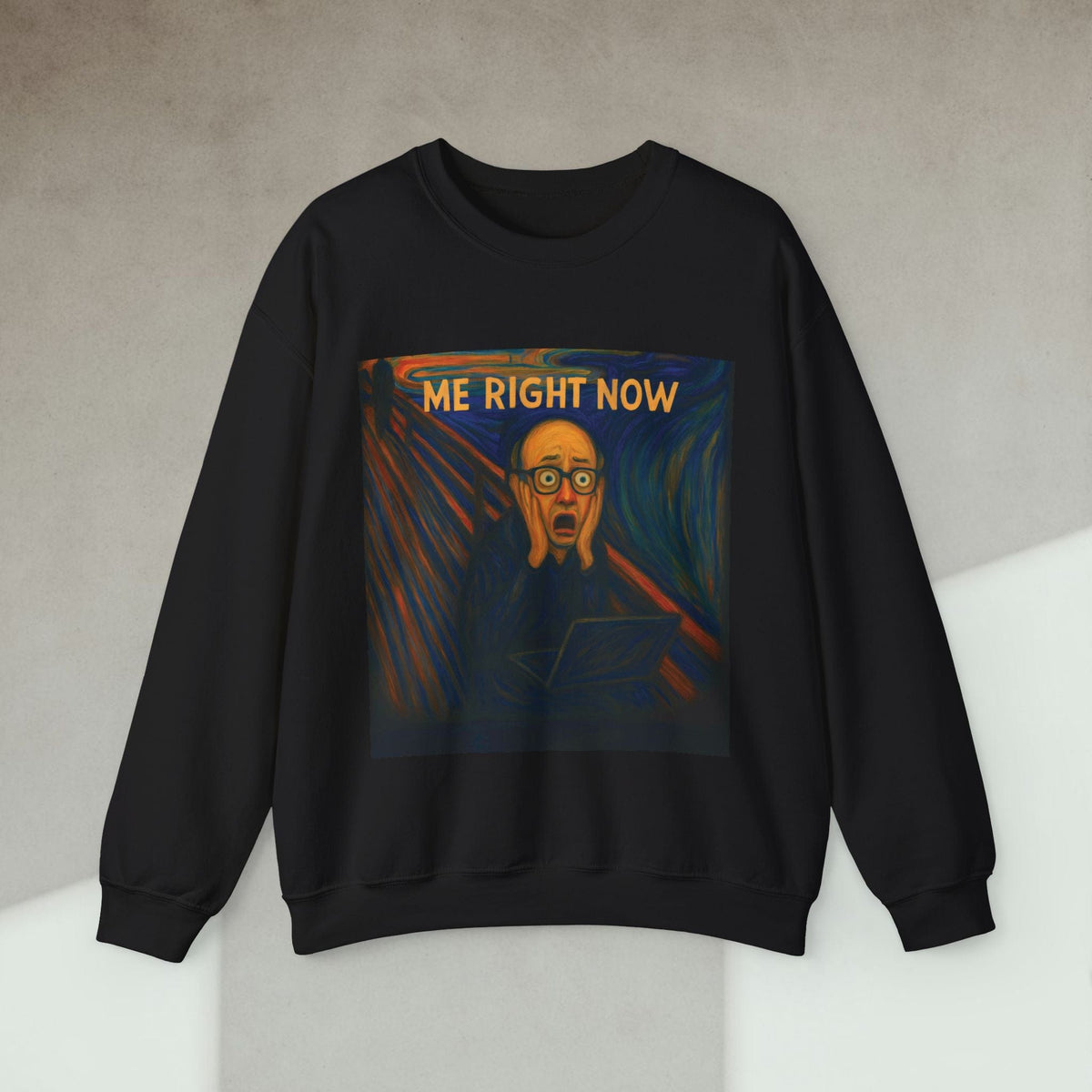 Code Culture me right now scream sweatshirt funny programmer Sweatshirt in S — Code Culture developer clothing