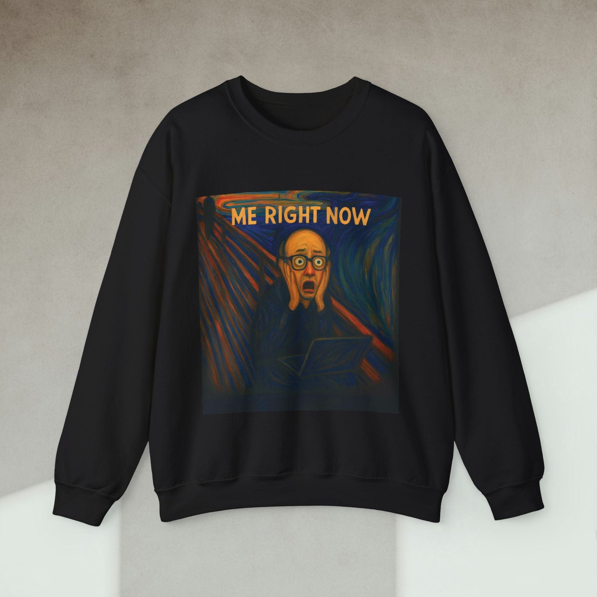 me right now scream sweatshirt
