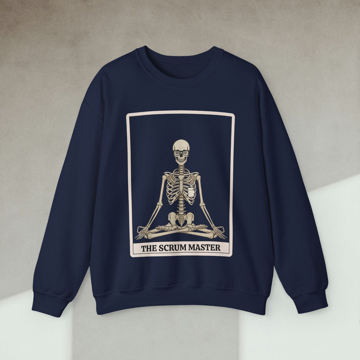 Code Culture skeleton scrum master sweatshirt funny programmer Sweatshirt in S — Code Culture developer clothing