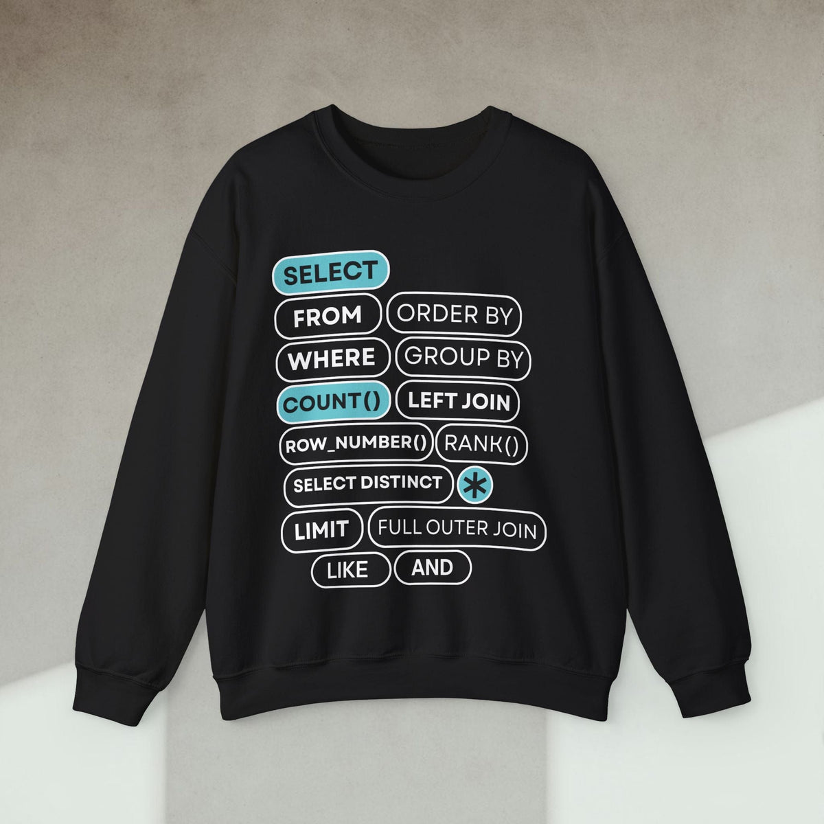 Code Culture select count sweatshirt funny programmer Sweatshirt in S — Code Culture developer clothing