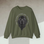 Code Culture the reason i code dog sweatshirt funny programmer Sweatshirt in S — Code Culture developer clothing