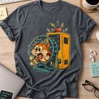 Hamster Wheel Server Shirt — Dark Heather