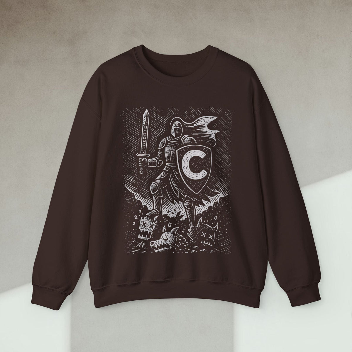 Code Culture C knight sweatshirt funny programmer Sweatshirt in S — Code Culture developer clothing