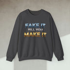 Code Culture fake it till you make it sweatshirt funny programmer Sweatshirt in S — Code Culture developer clothing