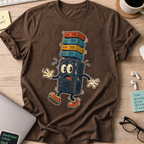 Server Stack Panic Shirt — Dark Chocolate