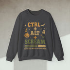 Code Culture ctrl alt scream sweatshirt funny programmer Sweatshirt in S — Code Culture developer clothing