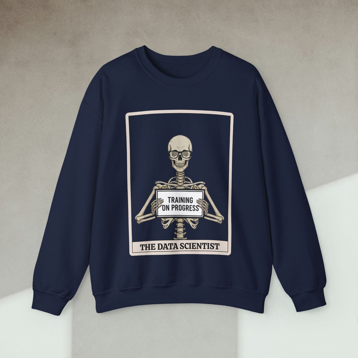 Code Culture skeleton data scientist sweatshirt funny programmer Sweatshirt in S — Code Culture developer clothing