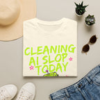 Cleaning AI Slop Today Graffiti Robot Shirt