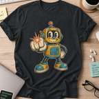 Robot Byte Shirt — Black